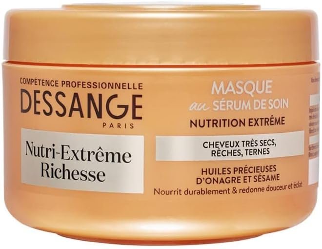 Dessange Nutri Extreme Richesse Mask 250 ml for Sublime and Silky Hair – Luxurious Hair Care – Deep Hydration and Shine – Pack of 3