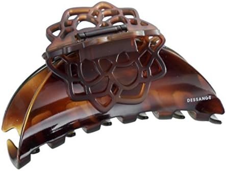 DESSANGE Greek optimal hold hair clip with two rows of teeth, Size: 9 cm, Random colors, Weight: 0 kg, Unit: 1, Adults, Unisex, 1 unit