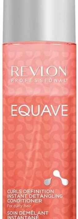 Revlon Professional Equave – Soin Démêlant Cheveux Bi-Phase – Activateur de Boucles Professionnel – Soin Cheveux Bouclés – Hair Curler – Soin des Cheveux Sans Rinçage – 200ML