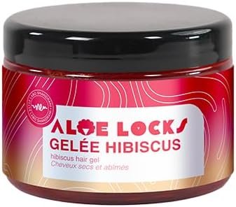 Aloé Locks | Hibiscus Jelly | Helps to Make Your Hairstyles | Eliminates Dead Celules | Activates Hair Growth | Protects From Splits | Made in France | CrueltyFree | 300 ml