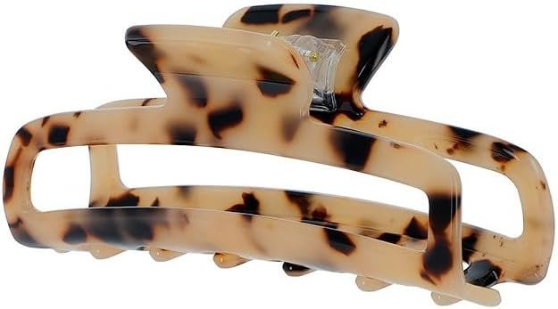 DESSANGE – Pince à cheveux rectangulaire – Maintien fort, chic discret – Accessoire coiffure femme élégant