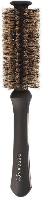 DESSANGE – Brosse Brushing – Fibre 100% Sanglier – Cheveux Courts à Mi-longs – Diamètre 25mm – Brillance Capilaire – Brosse a Cheveux Petit Diamètre