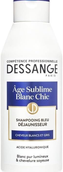 Dessange Chic White Sublime Age Shampoo for White or Grey Hair – 250 ml of Revitalising and Radiant Hair Care – Pack of 3 – Sold as a Pack