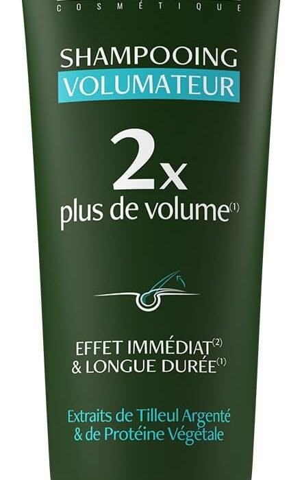 Luxéol – Volumising Shampoo – Double Hair Volume(1) – Immediate Effect(2) & Long Lasting(1) – Clinically Proven – Naturally Derived Formula – Silver Linden & Vegetable Protein – 200 ml