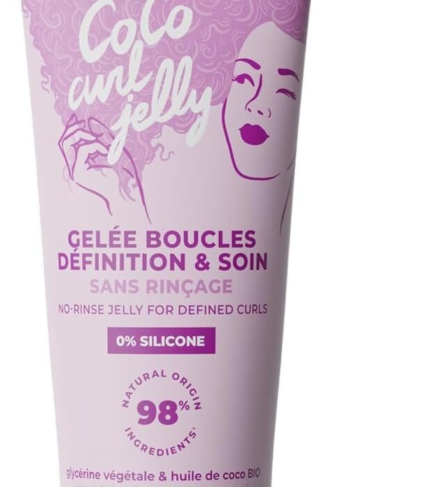 ENERGIE FRUIT | Coconut curl care & definition jelly without rinsing | Wavy & curly hair | Organic coconut oil| 200ML