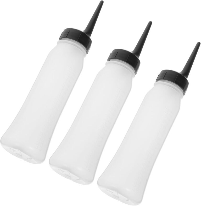 Beaupretty 3pièces Flacons Souples Pour Teinture Capillaire Applicateur De Shampoing Flacons Vides Rechargeables Pour Coiffure Et Coloration Des Cheveux
