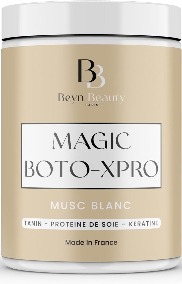 BOTOXPRO Professional Hair Mask for Damaged Hair | Hydrating Mask, Strengthening, Smoothing with Keratin, Hyaluronic Acid, Silk Protein Tannin | Made in France (1000 ml, White Musk)