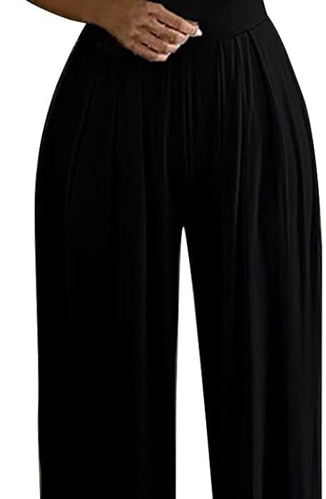 Générique Women’s Chic Jumpsuit for Evening Suit For Wedding Elegant Summer Outfit Ceremony Rompers Slim High Waist Trousers