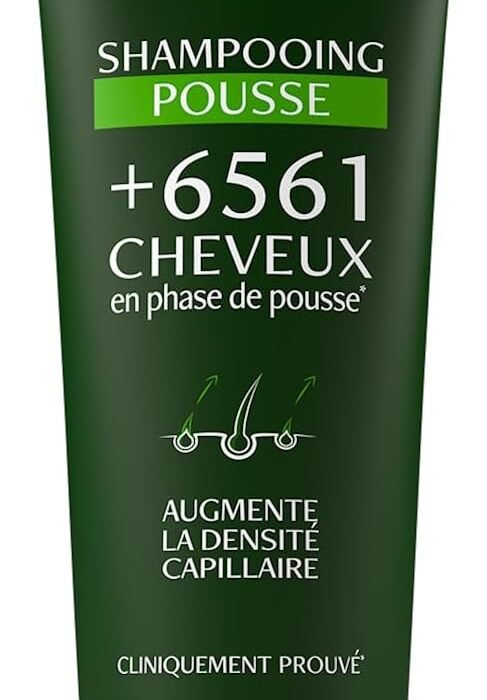 Luxéol – Hair Growth Shampoo – Increases Hair Density & Reactivates Existing Hair Growth – 89% Natural Ingredients – Made in France – 200 ml
