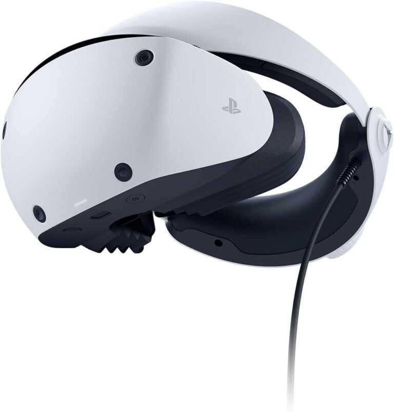 Sony, Playstation VR2 PS5, VR Headset + PS VR2 Sense Controller, Virtual Reality Headset for PS5, Compatible with Playstation 5 Console, Colour: Black and White