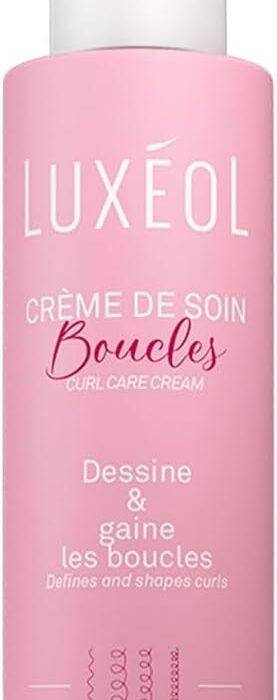 Luxéol – Curl Hair Care Cream – Design & Sheath Curls Without Weighing Down – Limits Frizz – Gourmet Fragrance – Curly Hair Method – Silicone-Free – Made in France – 250 ml