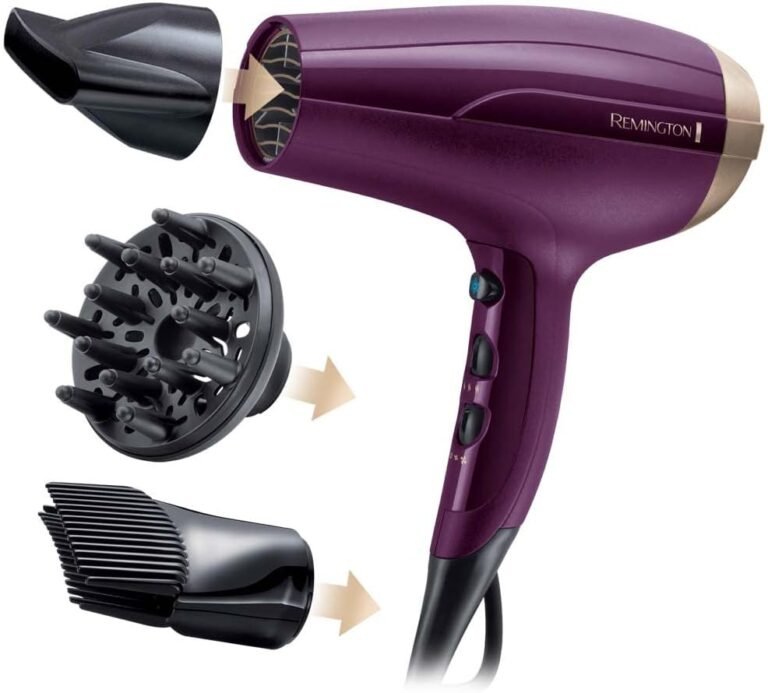 Remington Ionic Hair Dryer Fast & Volume, Your Style (2300W, Lightweight, Versatile, Ionic, Frizz Free Shine, Hairdressing Set with Concentrator, Diffuser, Volume Comb) D5219