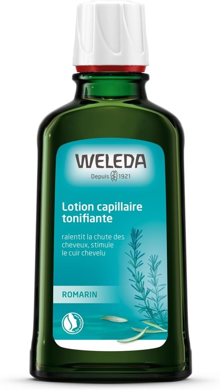 WELEDA – Lotion capillaire tonifiante Ralentit la chute des cheveux, stimule leur croissance – Lotion tonifiante à base de romarin bio – NATRUE* – Bio