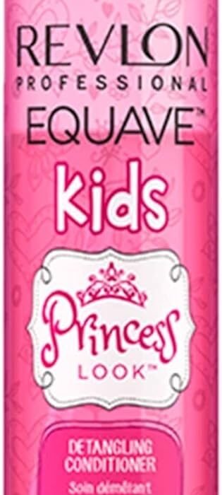 Revlon Professional Equave Kids – Spray Démêlant Cheveux Enfant – Soin des Cheveux sans Rinçage – Parfum Fraise – Soin Cheveux Nourrissant & Protecteur – Sans Paraben ni Sulfate – 200 ml