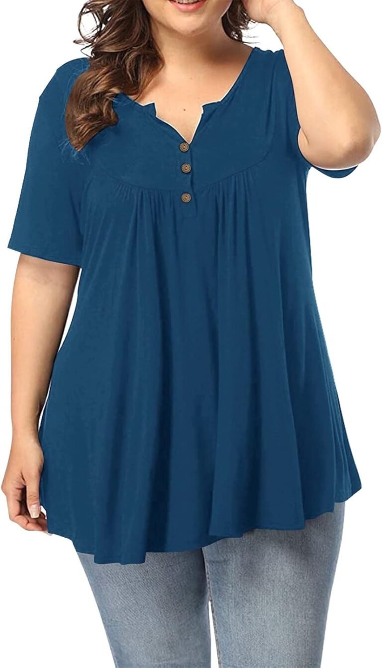 Women’s V neck t-shirt, top for women, short-sleeved shirt, candy colour, trendy, basic casual shirt, long t-shirt, women’s cotton gauze shirt, women’s blouse chic and elegant flow