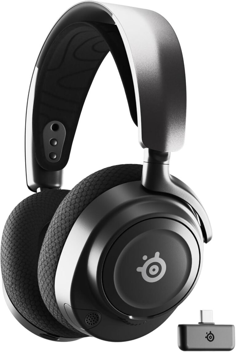 SteelSeries Arctis Nova 7 – Wireless Multi-Platform Gaming Headset – Magnetic Neodymium Speakers – Bluetooth and 2.4GHz Simultaneous – 38h Battery Life – Micro ClearCast Gen2 IA- PC, PS5, Switch, VR,