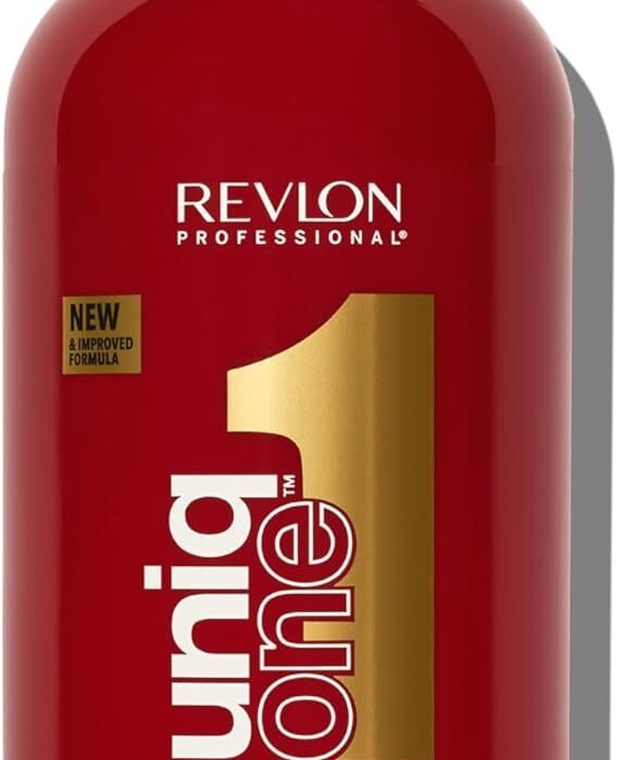 Revlon Professional UniqOne, Shampooing et Après-shampooing 2en1 (490 ml), Soin Cheveux Nourrissant et Réparateur, Formule Vegan, Tous Types de Cheveux, Classique Rouge