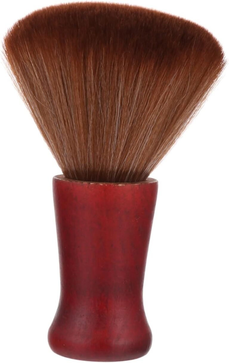 FRCOLOR 1 Pc Hair Brush Salon Beard Brush Neck Cleaning Badger Hair Brush Cleaning Brush for Broken Hair Salon Brush Fiber