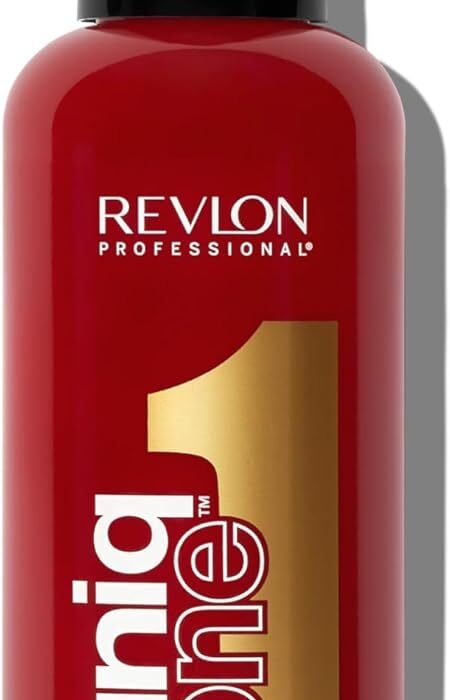 Revlon Professional UniqOne 10 in 1 Hair Mask Spray – Heat Protector for Hair – Rinse-Free Hair Care – Vegan Formula Hair Spray – All Hair Types – 150ml