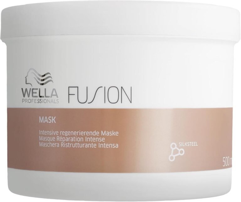 Wella Professionals Fusion Masque Réparation Intense – Masque Nourrissant et Démêlant pour Cheveux Secs et Abîmés – Apporte brillance et prévient la casse