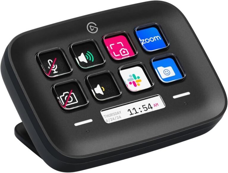 Elgato Stream Deck Neo (Black) – 8 Customizable Keys, 2 Touch Points, Speed up Tasks and Workflows – Word, Excel, Teams, Zoom, Spotify, etc. – Mac/PC Compatible