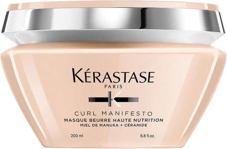 KÉRASTASE Curl Manifesto – Masque Beurre Haute Nutrition – Masque Capillaire Extra Riche – Répare & Renforce – Miel de Manuka & Céramides – Cheveux Bouclés – Frisés & Crépus – 200 ml