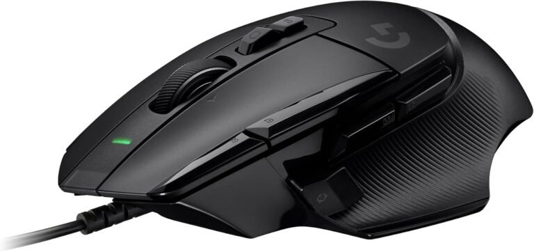 Logitech G G502 X Wired Gaming Mouse – Lightforce Hybrid Primary Buttons Optical-Mechanical Hero 25K Gaming Sensor, Compatible with PC – MacOS/Windows – Black