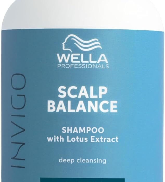 Wella Professionals INVIGO SCALP BALANCE Shampoing purifiant – Soin purifiant en profondeur pour éliminer les résidus de produits