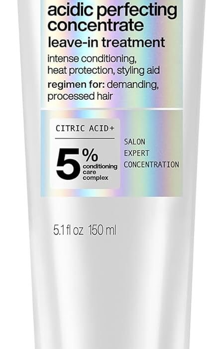 REDKEN – Repair & Thermo-Protective Leave-In Treatment for Damaged to Very Damaged Hair – Immediate Hair Transformation – Citric Acid Bonding Treatment – Acidic Bonding Concentrate – 150 ml