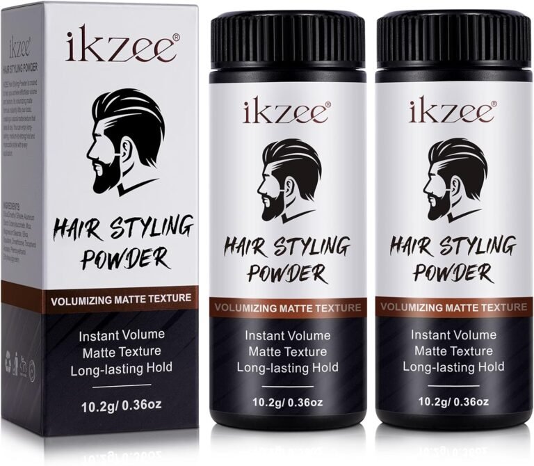 Styling Powder for Men Natural Look Matte Texture Long Lasting Easy to Apply Non Greasy 3 Pack