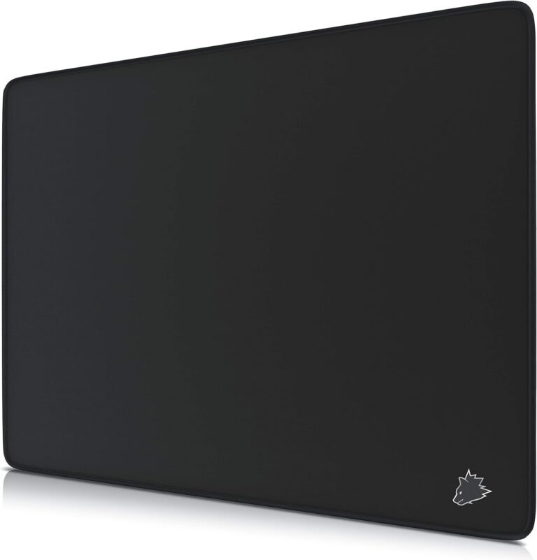 CSL-Computer Titanwolf XXL Speed Titanwolf Gaming Mouse Pad 440 x 350 mm – XXL Mouse Pad – Large Table Pad – Improves Accuracy and Speed