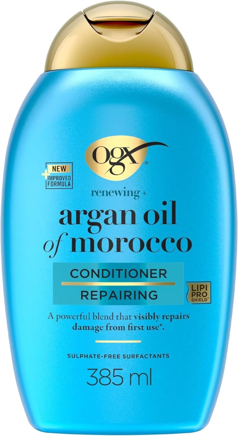 OGX | Moroccan Argan Oil Repair Conditioner (385ml Bottle) – Hair Care for Dry and Damaged Hair – Sulfate Free Conditioner