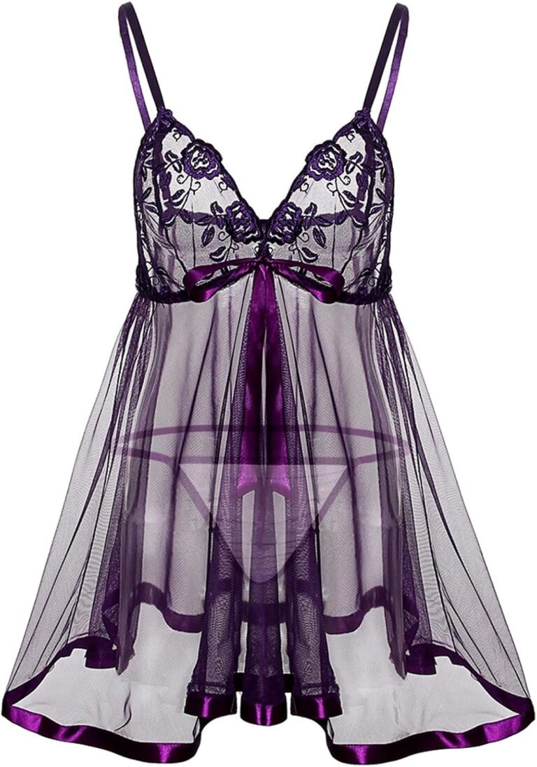 Sexy Fashion Women’s Sexy Nightdress Lace Straps Pyjamas Innocent Lingerie