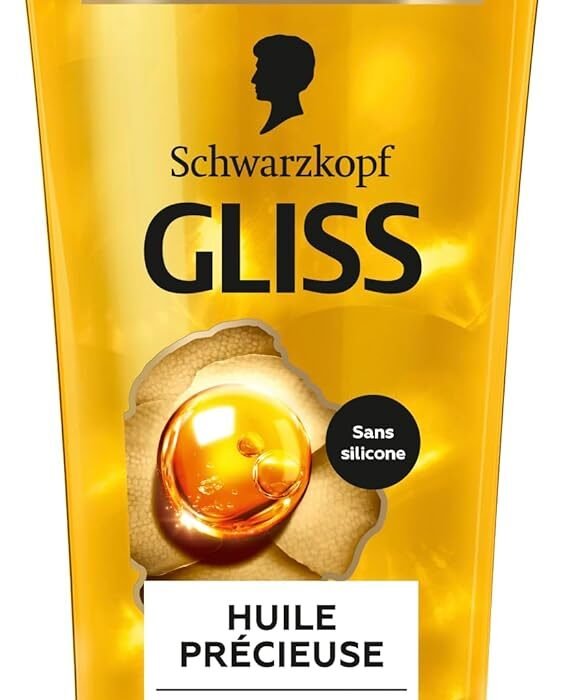 Schwarzkopf – GLISS – Nutrition Shampoo – Precious Oil – Silicone-Free – Nourishes – Provides Softness & Shine – Dry & Coarse Hair – 100% Stronger Hair – Normal Care – 250 ml