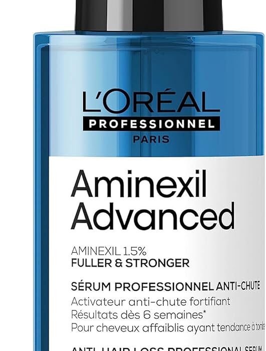 L’Oreal Professionnel Anti-Loss Strengthening Serum – Voluminous & 87% Stronger Hair from 6 Weeks – Silicone-Free – 90 ml