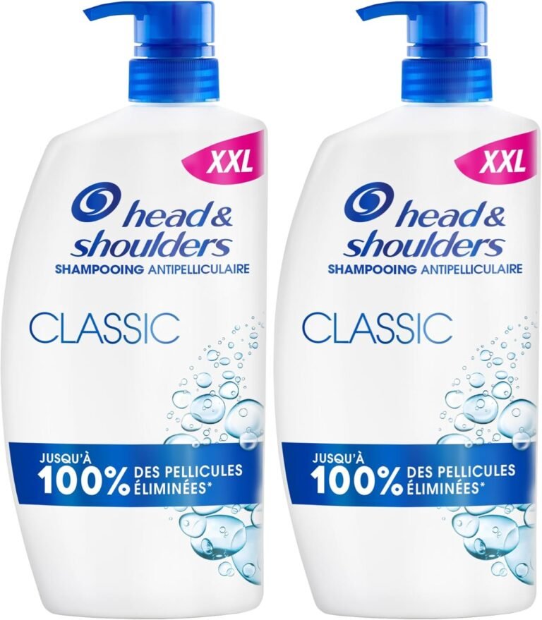 Head & Shoulders Classic Anti-Dandruff Shampoo with Pump 2x800ml. Daily use. Up to 100% of dandruff eliminated, clinically proven. All hair and scalp types