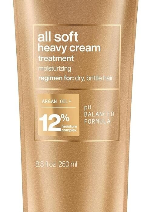 REDKEN – Moisturizing & Nourishing Mask for Dry and Desydrathy Hair – Regenerates Hair Fibre – Keratin & Argan Oil – All Soft – 250 ml