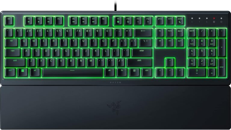 Razer Ornata V3 X – Chroma RGB Low Profile Membrane Keyboard FR Layout | Black & DeathAdder Essential – Essential Gaming Mouse with Optical Sensor 6400 DPI Black