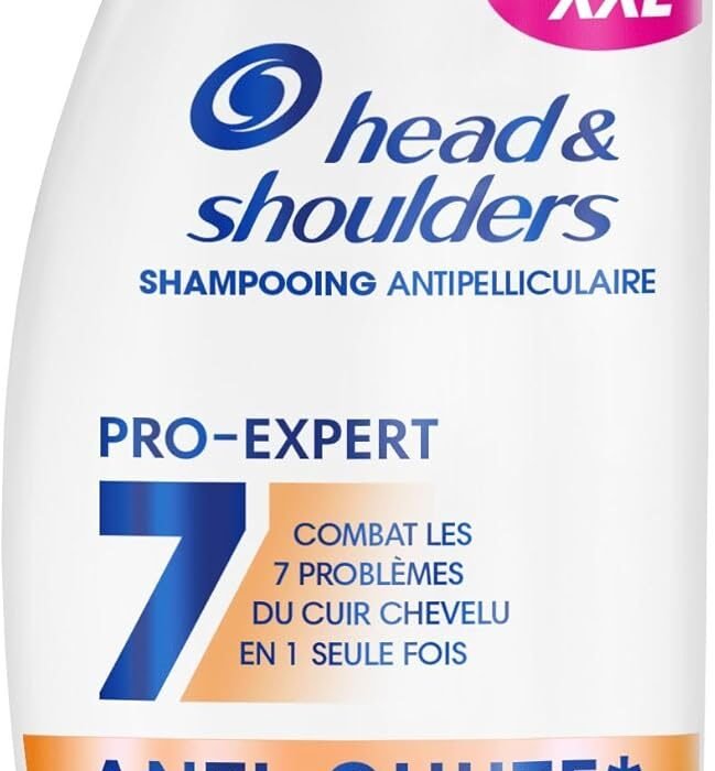 Head & Shoulders Pro-Expert 7 Hair Loss Defense Shampoo with Caffeine Pump 800ml Combat 7 Scalp Problems for Full Leather Protection