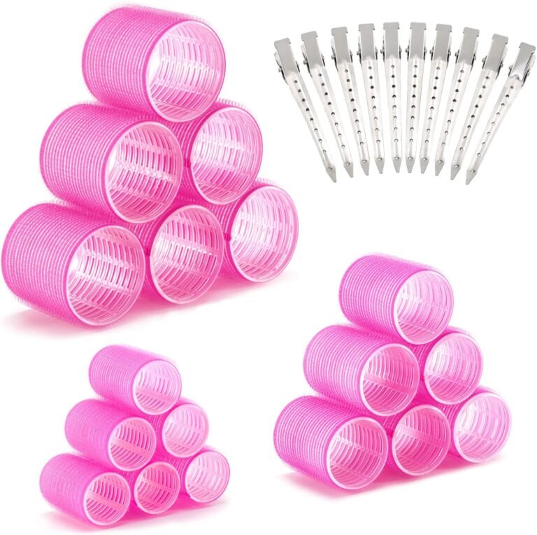 28 Pieces Heatless Curling, Magic Curlers with 10 Hair Clips for All Short, Medium or Long Hair