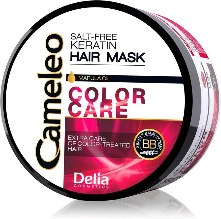 Cameleo – Color care mask – Marula oil keratin hair mask for colored hair – Colour protection – Salt free -200ml