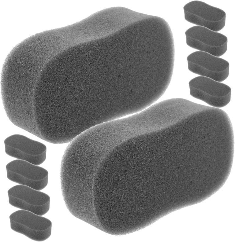 FRCOLOR 20 Pieces Hair Brush Sponge Therabrosse Salon Neck Duster Hair Brushes For Men Curly Hair Brush Sponge Hair Sponge Duster Barberia