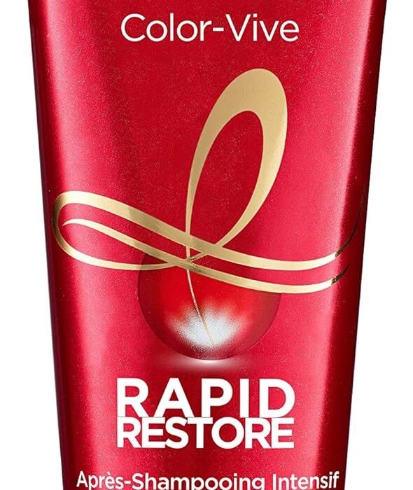 L’ORÉAL PARIS – Rapid Restore Intensive Conditioner – Coloured or Highlighted Hair – Care Effectiveness – Long-Lasting Colour Protection – Elseve Color-Vive – 180 ml
