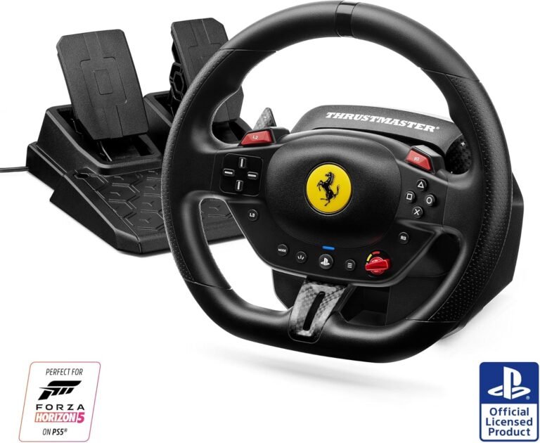 Thrustmaster T98 Ferrari 296 GTB, Volant pour PS5, PS4, PC