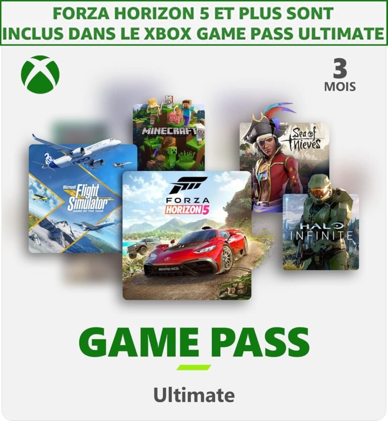 Abonnement Xbox Game Pass Ultimate | 3 Mois | Forza Horizon 5 est inclus dans l’abonnement | Xbox & Windows 10 – Code jeu à télécharger