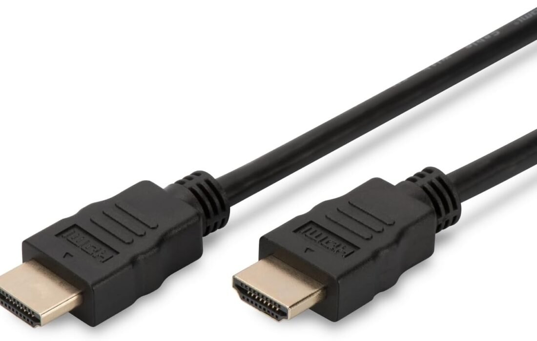Câble HDMI Ewent avec Ethernet, Prend en Charge 4K 30Hz, UHD 2160p, Ultra HD 1080p, vidéo 3D pour XboxOne, PS4, TV, Ordinateur et Moniteur, 1 mètre