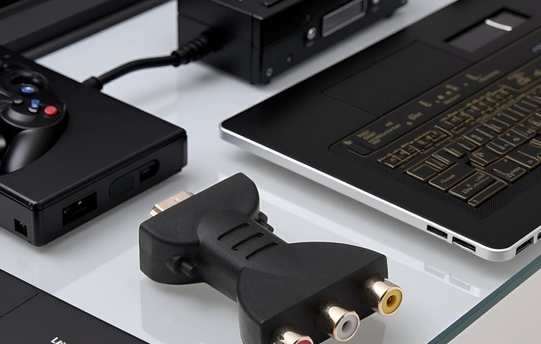 Adaptateur HDMI vers RCA, HDMI mâle vers 3 RCA femelles, adaptateur AV audio vidéo convertisseur pour TV HDTV DVD, accessoires audio domestiques, convertisseurs vidéo