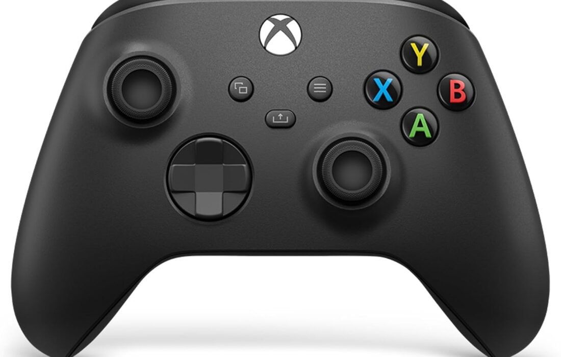 Xbox Manette sans Fil – Carbon Black Series X, Series S, One, Windows 10 & 11, Android et iOS