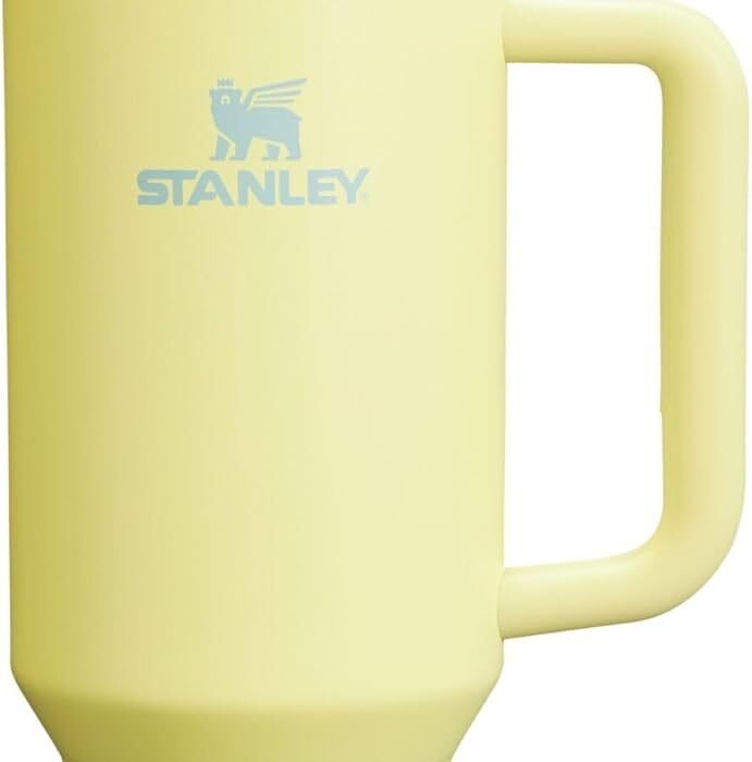 Stanley Quencher FlowState 44oz Tumbler Vacuum Insulated Stainless Steel Tumbler with Lid and Straw for Water, Tea or Iced Coffee, Smoothie, Grapefruit, H2.0