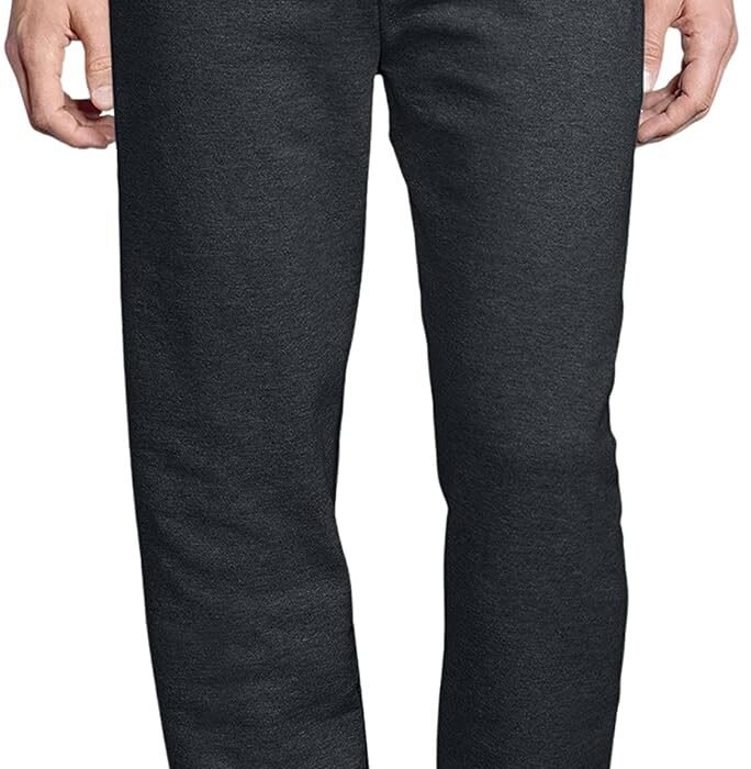 Hanes Joggers, EcoSmart Fleece Sweatpants for Men, Men’s Lounge Pants, 30.5″ – Pantalon de survêtement – Pantalon de Jogging avec Poches – Homme